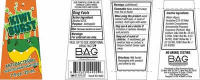 image description - kiwi burst hand sanitizer 29 ml 62